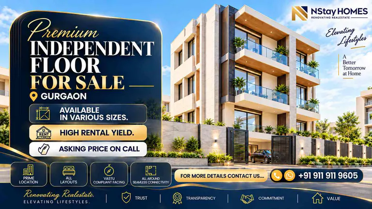 3 BHK Independent Floor for Sale in Sector 63a, Gurgaon