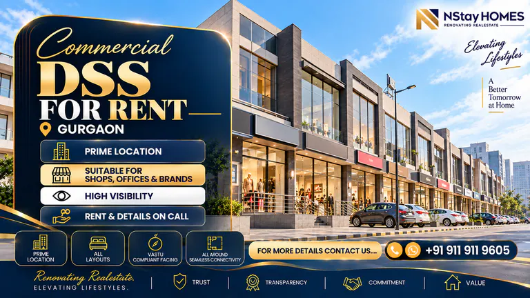 94 Sq. Yd. Dss for Lease in Sector 45, Gurgaon