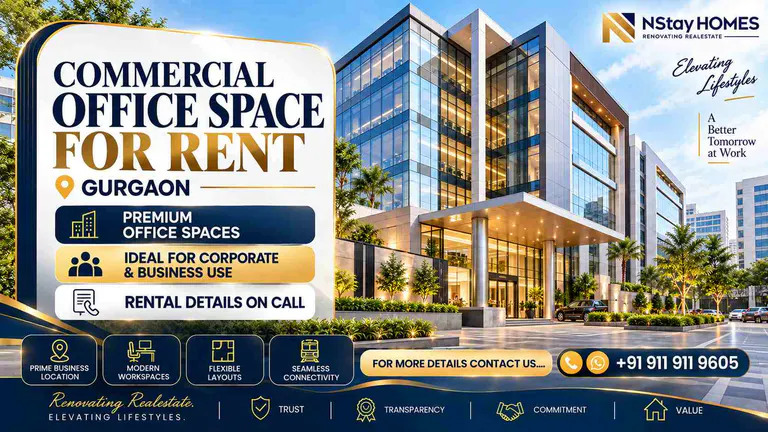 5000 Sq. Ft. Office Space for Lease in Sector 44, Gurgaon