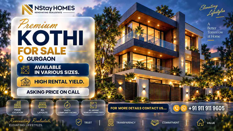 191 Sq. Yd. Residential Kothi for Sale in Sector 48, Gurgaon